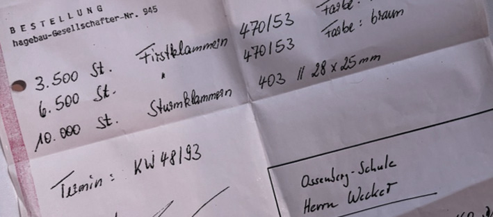 FOS Fax Bestellung 1993 FOS Fax Bestellung 1993