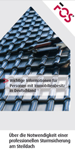 FOS Infoflyer Sturmsicherung für Personen mit Immobilienbesitz in Deutschland