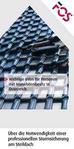 FOS Infoflyer Sturmsicherung für Personen mit Immobilienbesitz in Österreich