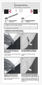 FOS Montageanleitung Grat und Kehlklammer 512-100 513-100