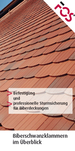 FOS Produktflyer Biberschwanzklammer