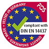 FOS Qualität Made in Germany und nach DIN EN 14437 getestet