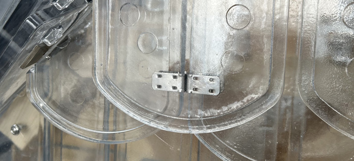 FOS Sonderlösung Flügelklammer für Glas-Biber