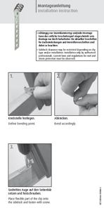 FOS Installation instruction eaves clip 436d