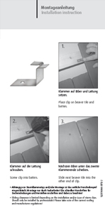 FOS Installation instruction beaver tail clip 415