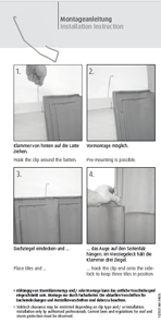 FOS Installation instruction sidelock clip 435