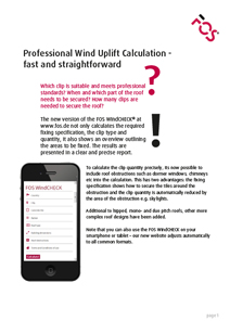 FOS Instruction Wind Uplift Calculation WindCHECK