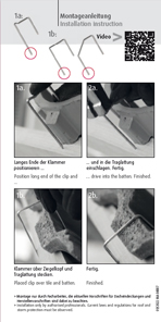 FOS Installation instruction head clips 400 402 407