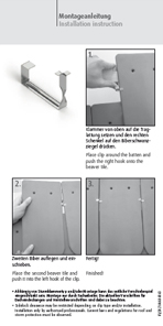 FOS Installation instruction beaver tail clip 415c