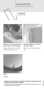 FOS Installation instruction head-foot clip 403b