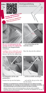 FOS Installation instruction sidelock clips 409-2