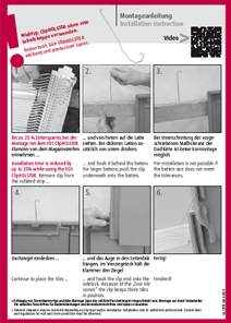 FOS Installation instruction sidelock clip 456-2