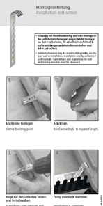 FOS Installation instruction eaves clip 436a