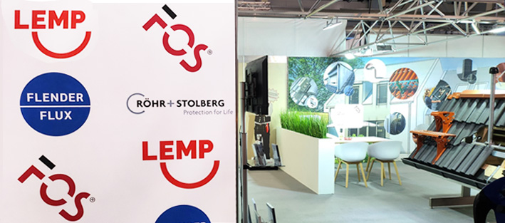 FOS NordBau Stand Dachbaustoff-Agentur Schölzel